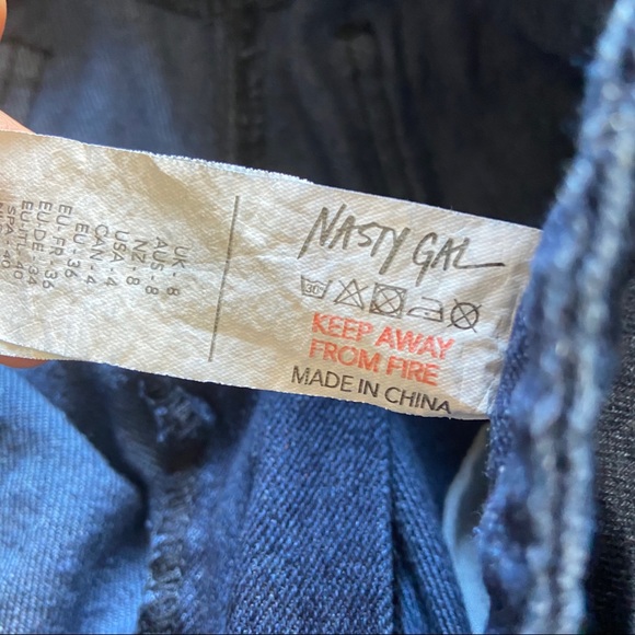 Nasty Gal Collection Flare Cropped Jeans - Picture 6 of 6